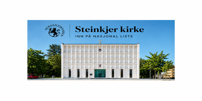 Steinkjer kirke inn på nasjonal liste